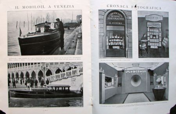 "La Rivista del Gargoyle" Mobiloil-Gasstation-Magazine 1929 four issues (6798)